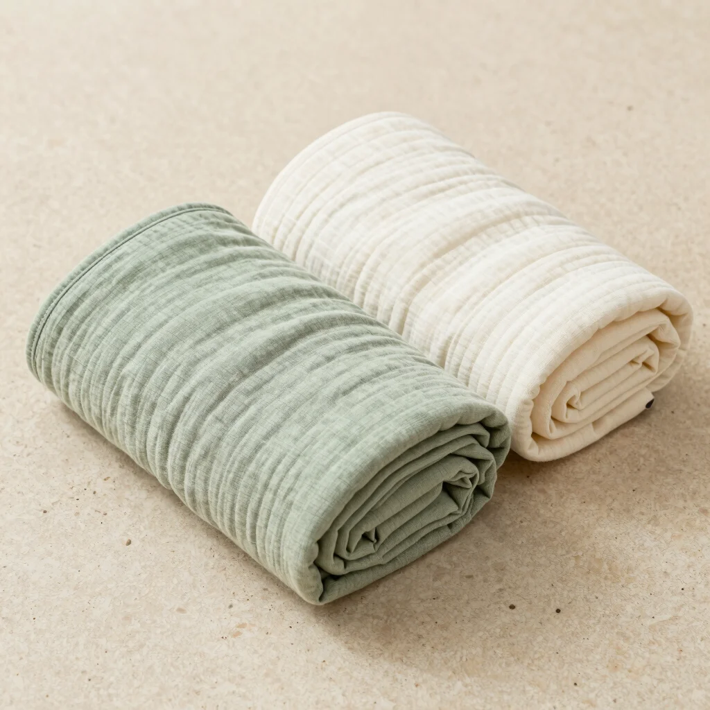 Bamboo Muslin Swaddle Duo